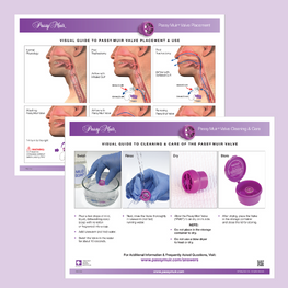 Passy Muir Valve Use Visual Guide